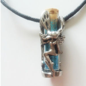 Blue Fairy Dust Necklace